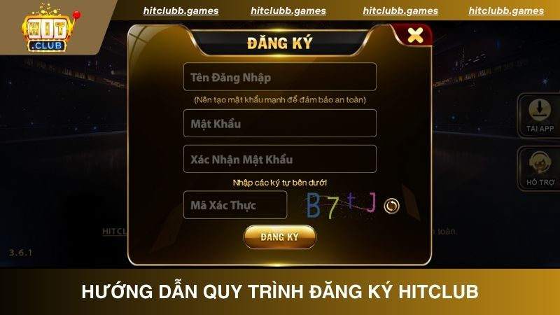 Hướng dẫn quy trình đăng ký HitClub cho thành viên mới